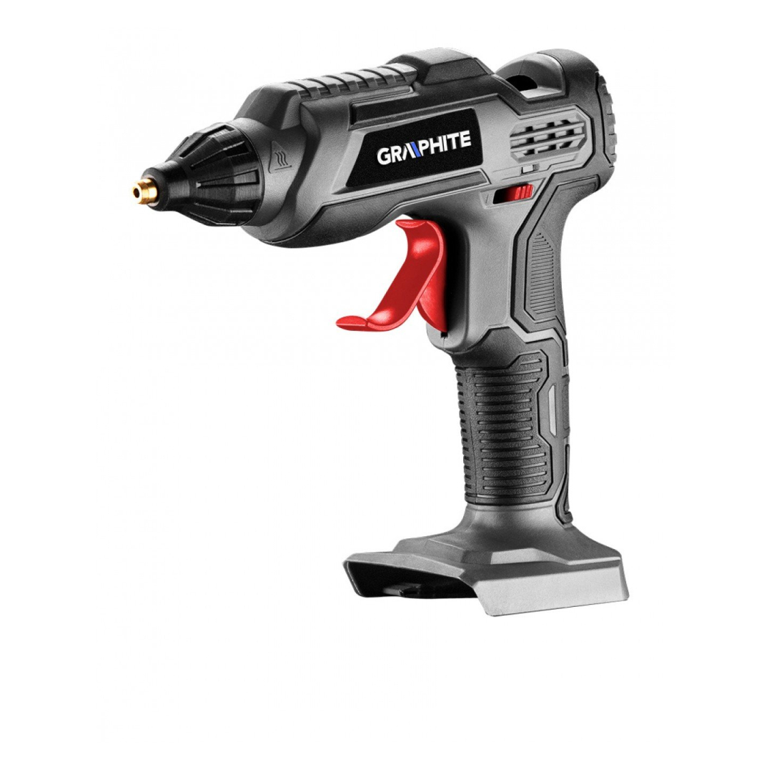 Akumuliatorinis klijų pistoletas GRAPHITE 18V (be akum. ir krov.) 1