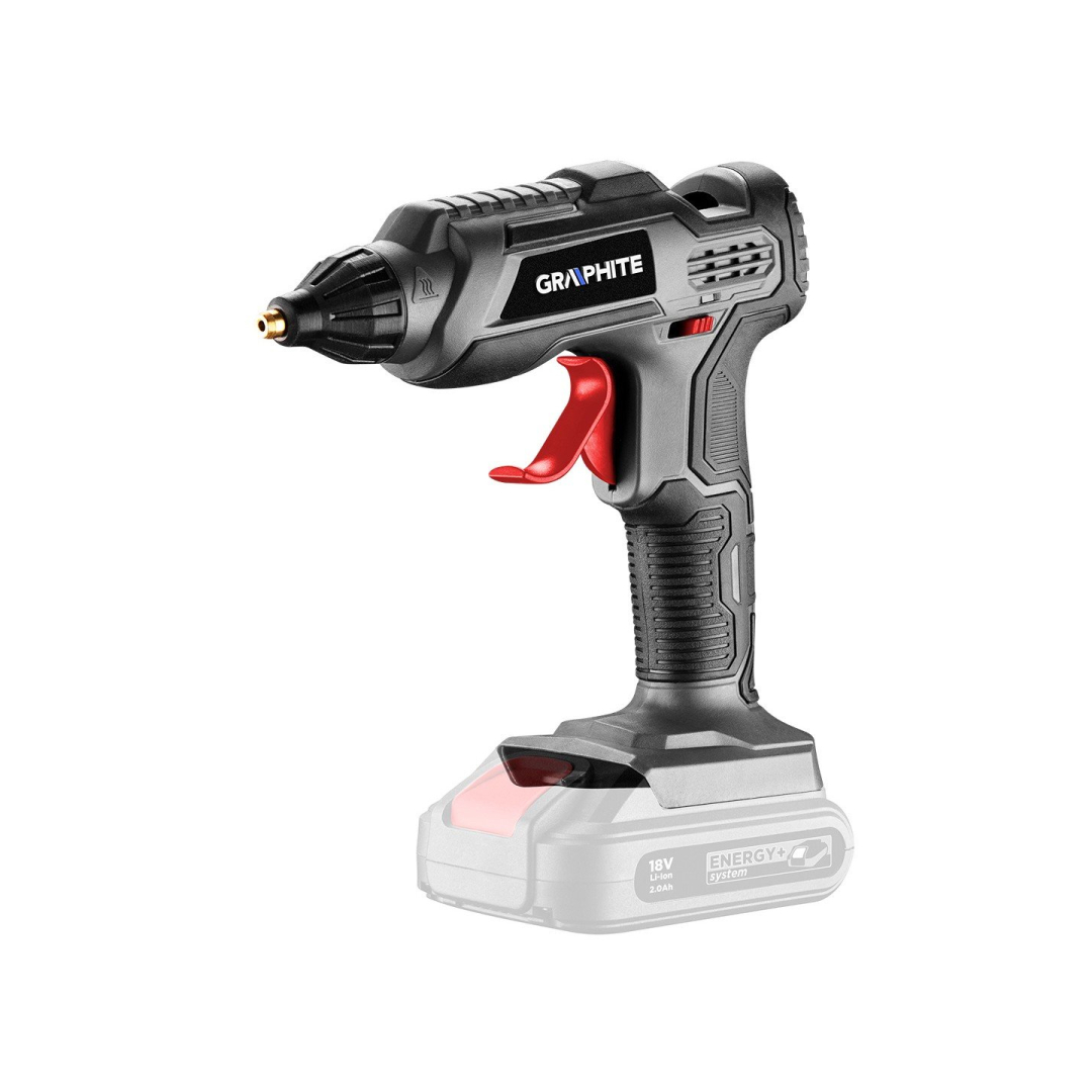 Akumuliatorinis klijų pistoletas GRAPHITE 18V (be akum. ir krov.)