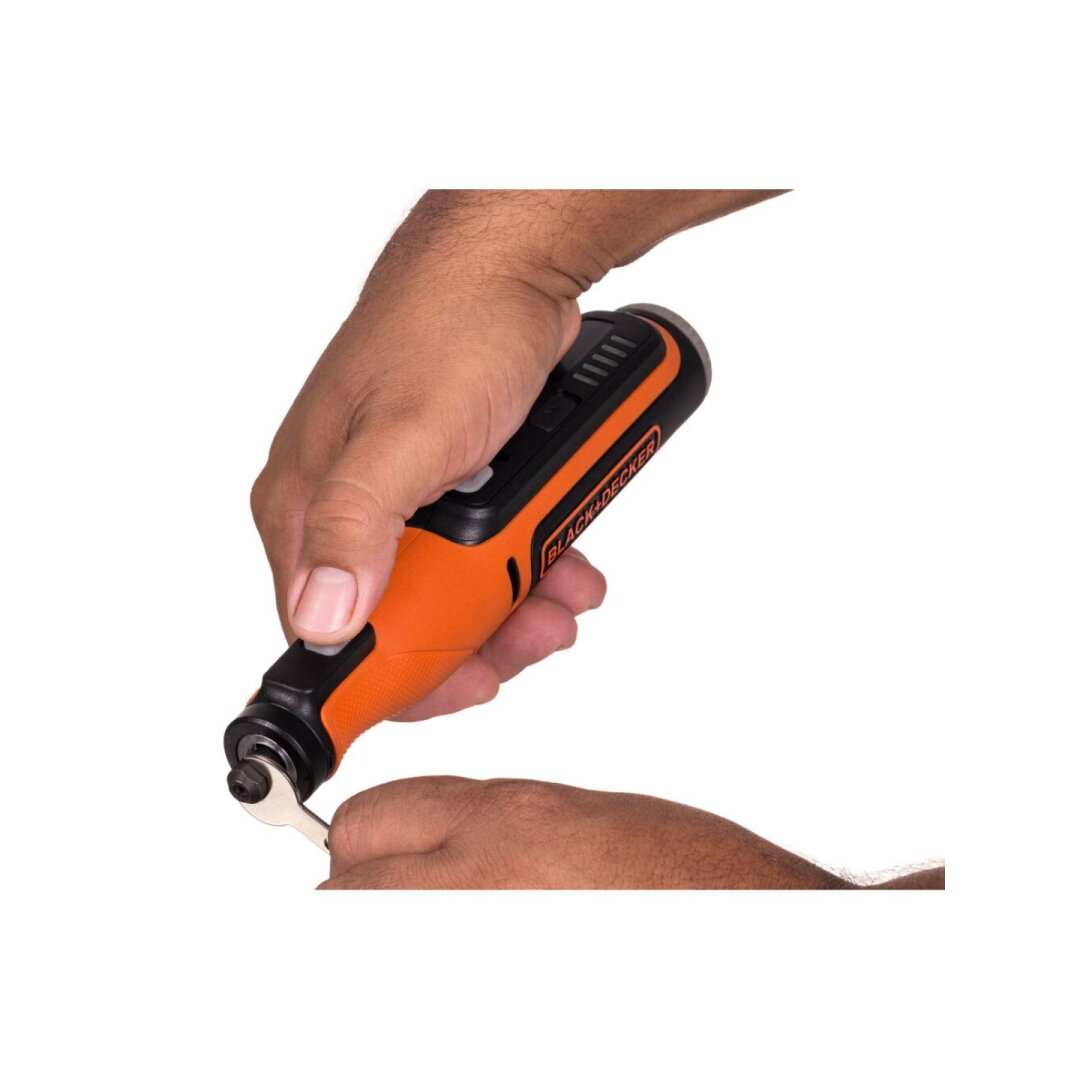 Akumuliatorinis Rankinis frezeris, 7.2V BCRT8IK-XJ, Integruotas Akumuliatorius 1,5 AH, Black&Decker 3