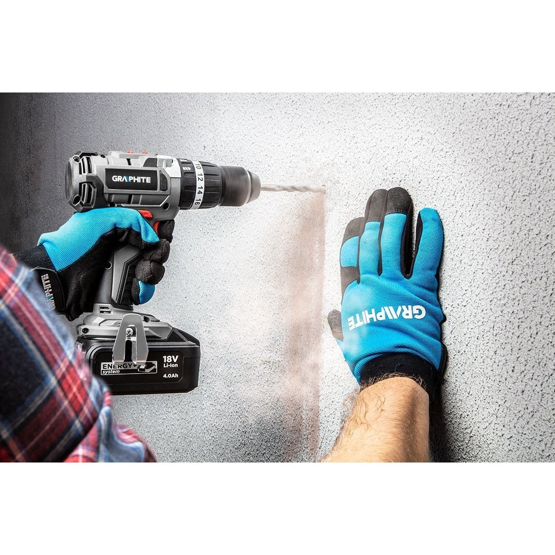 Akumuliatorinis smūginis suktuvas gręžtuvas Graphite 58G020, 18V, 58Nm 1 Akumuliatorinis smūginis suktuvas gręžtuvas Graphite 58G020, 18V, 58Nm 1