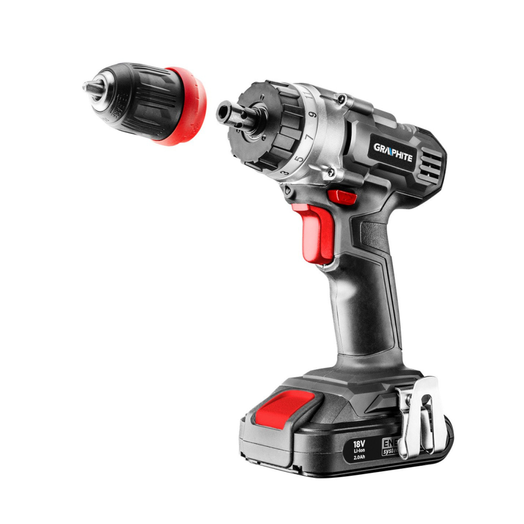 Akumuliatorinis suktuvas, 18V 2-13mm  Graphite 2