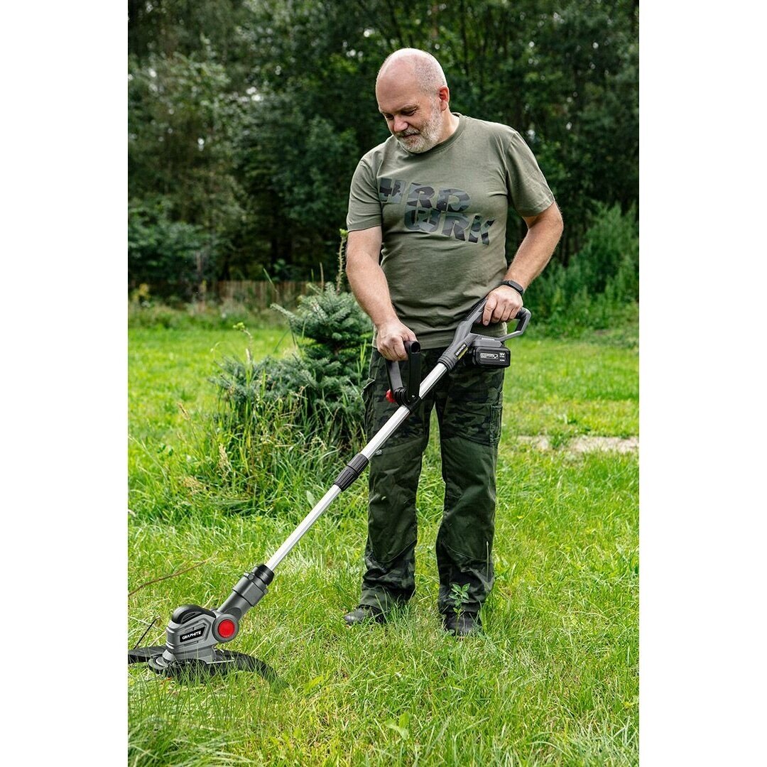 Akumuliatorinis trimeris Graphite 58GE112, 18V (be akum. ir be krov.) 6 Akumuliatorinis trimeris Graphite 58GE112, 18V (be akum. ir be krov.) 6