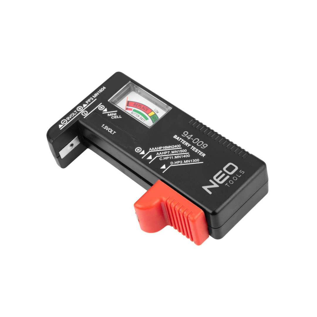 Akumuliatorių ir įkraunamų akumuliatorių testeris NEO 4