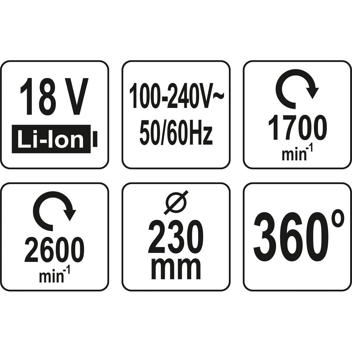 Akumuliatorinis ventiliatorius Yato, 18 V, (be akum. ir krov.) 8 Akumuliatorinis ventiliatorius Yato, 18 V, (be akum. ir krov.) 8