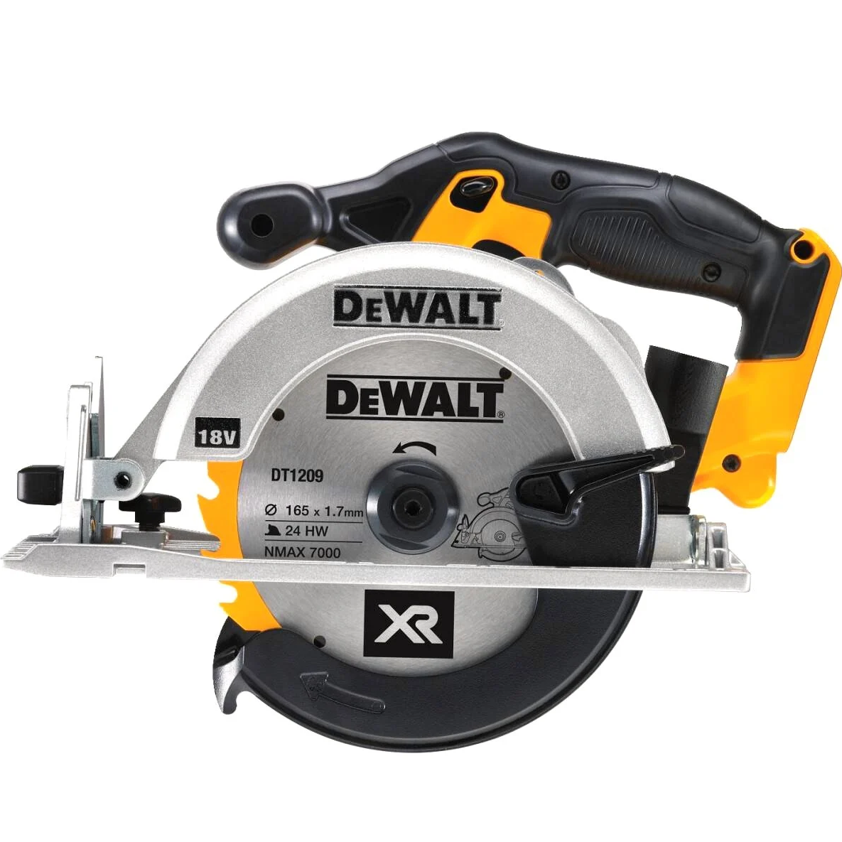 Akumuliatorinis diskinis pjūklas Dewalt DCS391N-XJ; 18 V, (be akum.ir krov.) Akumuliatorinis diskinis pjūklas Dewalt DCS391N-XJ; 18 V, (be akum.ir krov.)