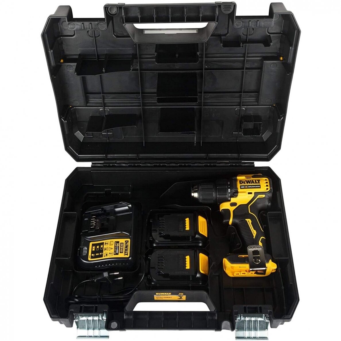 Akum. suktuvas-gręžtuvas DeWalt DCD708S2T-QW; 18 V; 2x1,5Ah 2 Akum. suktuvas-gręžtuvas DeWalt DCD708S2T-QW; 18 V; 2x1,5Ah 2