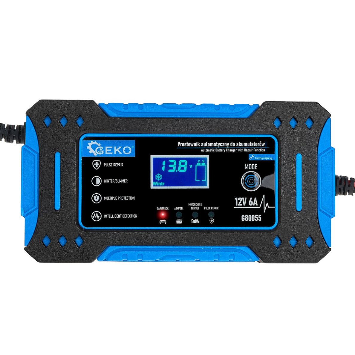 Akumuliatoriaus įkrovėjas-paleidėjas12V 8A 2