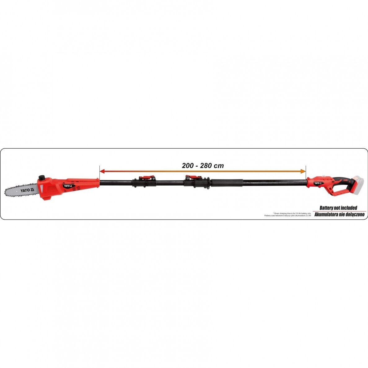 Akumuliatorinė akštapjovė Yato YT-82837, 18V (be akumuliatoriaus ir kroviklio) 2