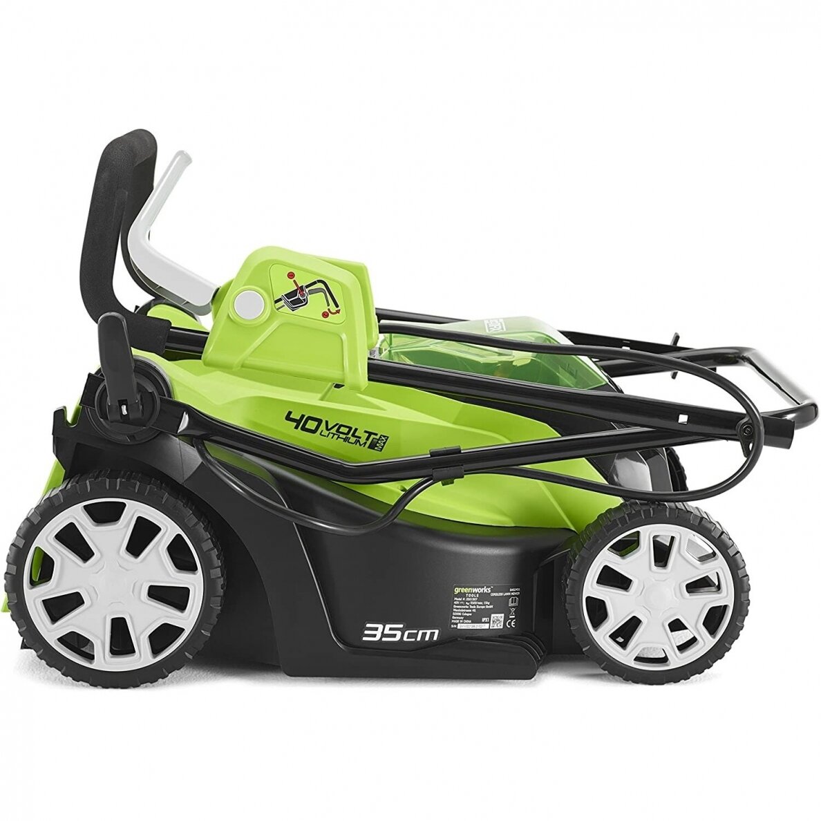 Akumuliatorinė vejapjovė Greenworks G40LM35, 40 V, 35 cm, (be akum. ir krov.) 1 Akumuliatorinė vejapjovė Greenworks G40LM35, 40 V, 35 cm, (be akum. ir krov.) 1