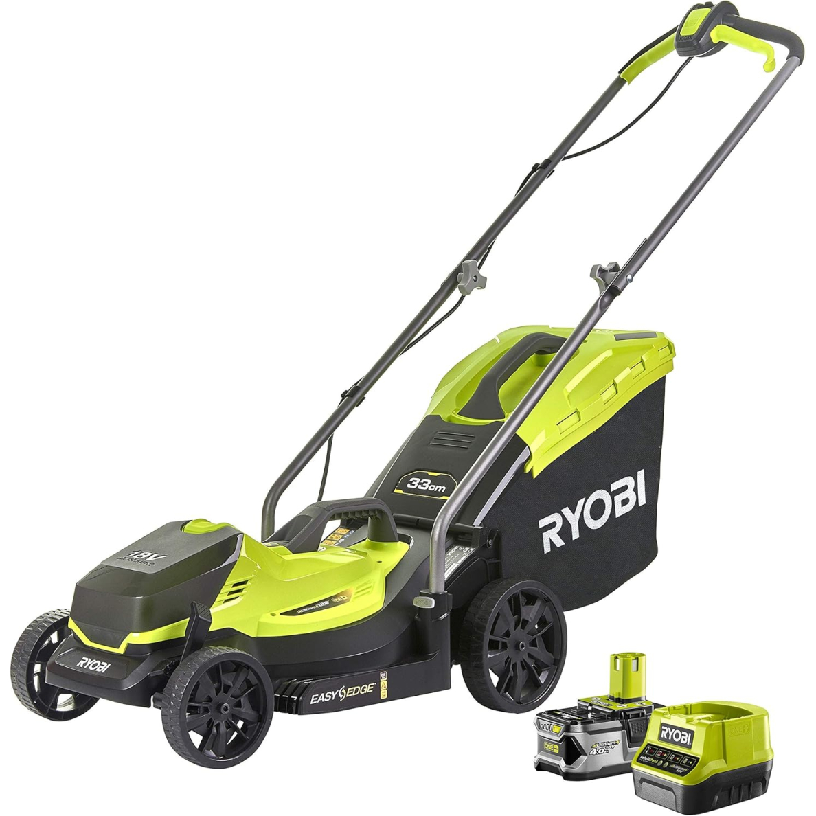 Akumuliatorinė vejapjovė Ryobi RLM18X33B40, 18 V, 1x4,0 Ah