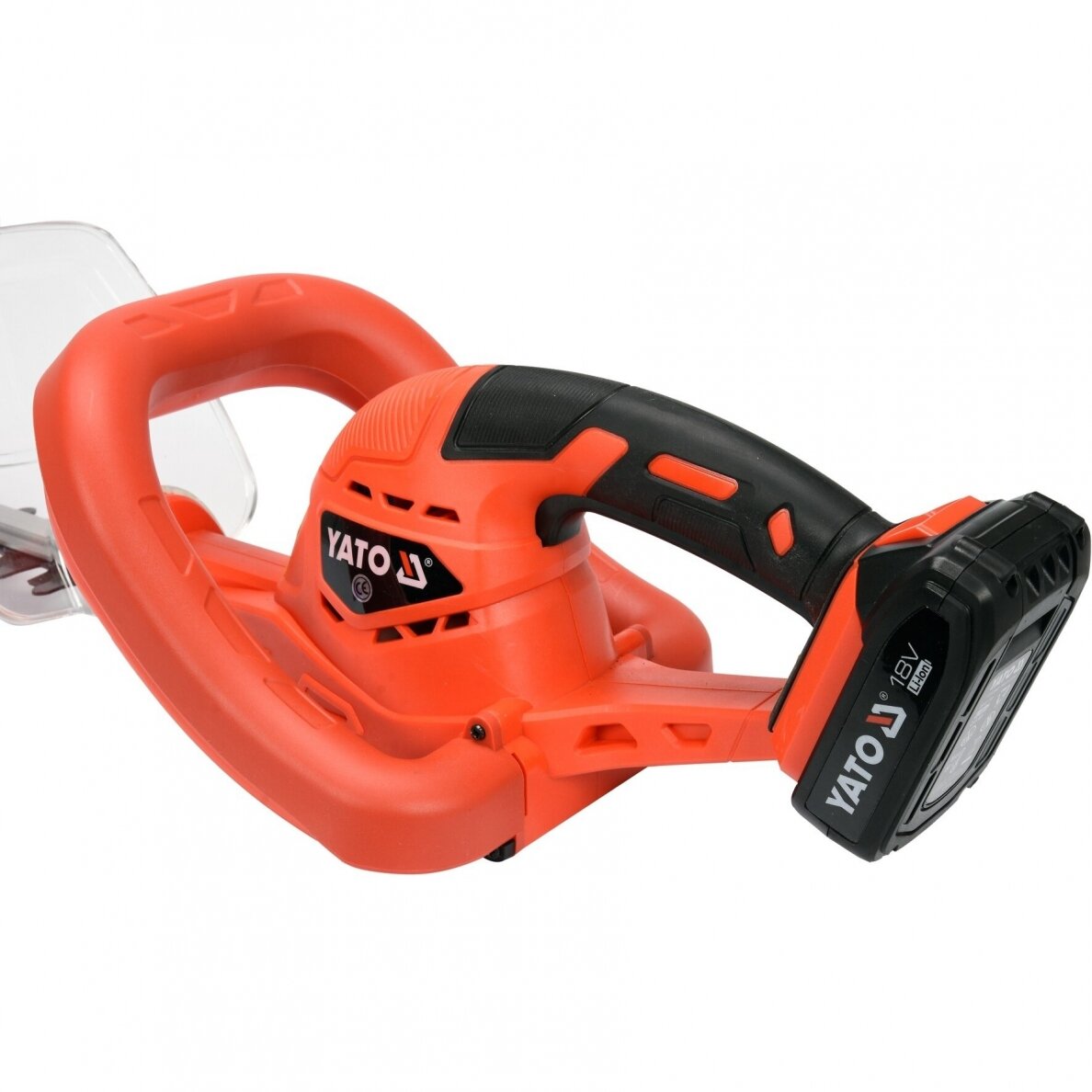 Akumuliatorinės gyvatvorių žirklės Yato YT-82832, 18V 2 Akumuliatorinės gyvatvorių žirklės Yato YT-82832, 18V 2