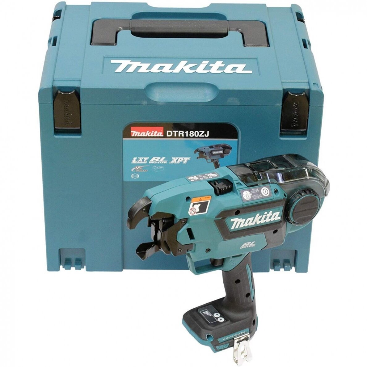 Akumuliatorinis armatūros rišiklis Makita DTR180RTJ, 18V, 2x5,0Ah 3 Akumuliatorinis armatūros rišiklis Makita DTR180RTJ, 18V, 2x5,0Ah 3