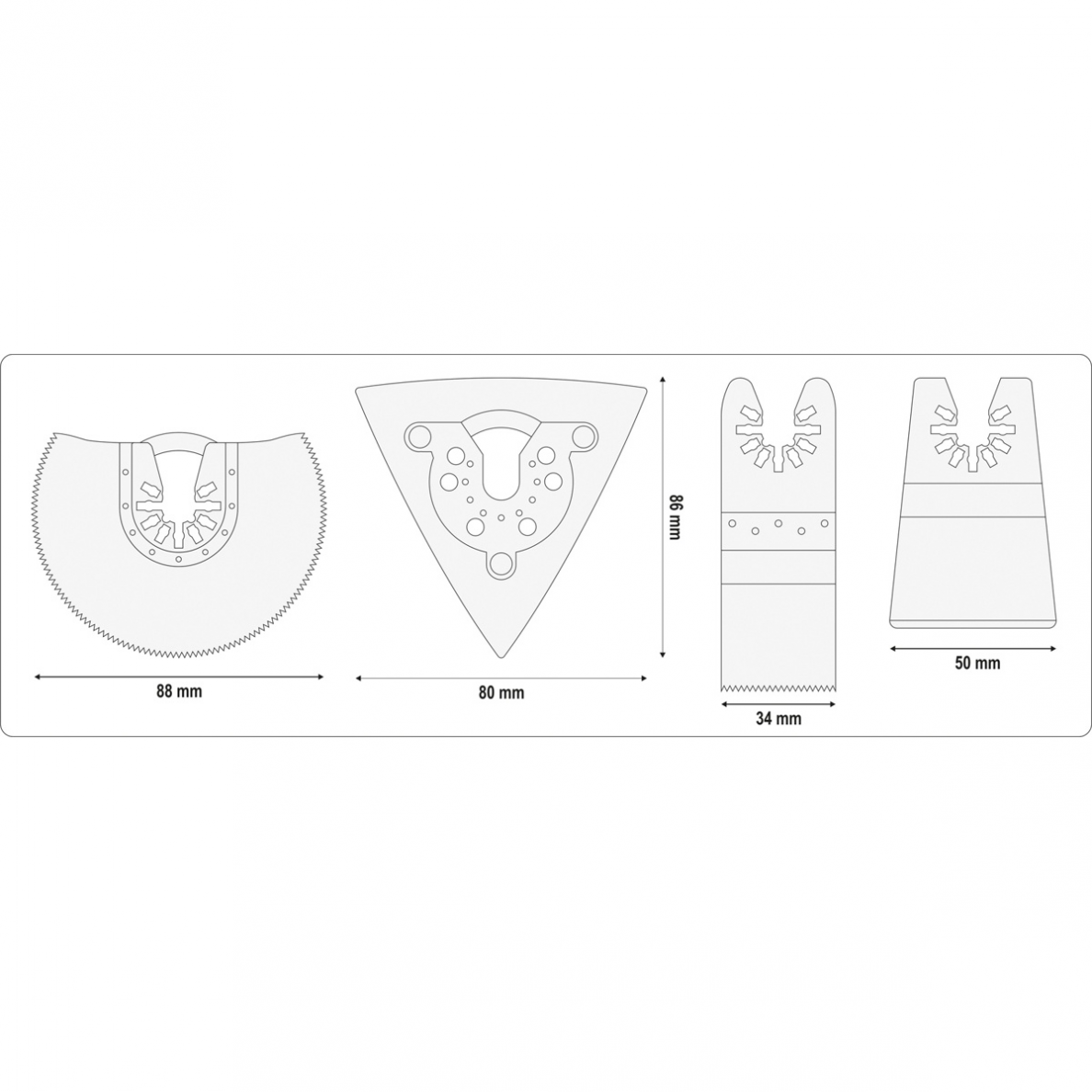 Akumuliatorinis daugiafunkcinis įrankis Yato, 18 V, 2,0 Ah 2