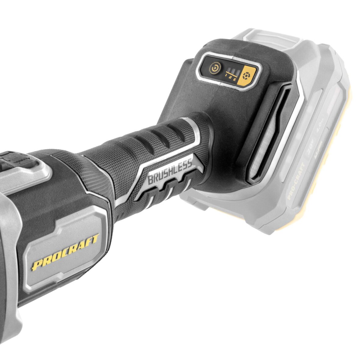 Akumuliatorinis tiesinis šlifuoklis ProCraft DG20A-BB, 20 V, (be akum. ir krov.) 7 Akumuliatorinis tiesinis šlifuoklis ProCraft DG20A-BB, 20 V, (be akum. ir krov.) 7