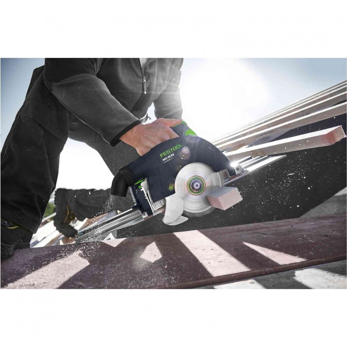 Akumuliatorinis diskinis pjūklas Festool HKC 55 5,0 EBI-Set-FSK 420, 18 V, 2 x 5,0 Ah, (577675) 5 Akumuliatorinis diskinis pjūklas Festool HKC 55 5,0 EBI-Set-FSK 420, 18 V, 2 x 5,0 Ah, (577675) 5