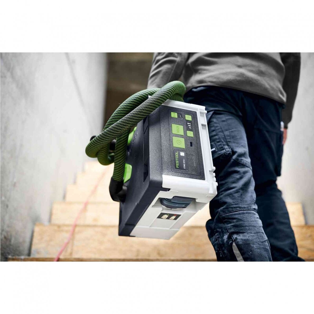 Akumuliatorinis dulkių siurblys CLEANTEC Festool CTLC SYS I-Basic, 2 x 18 V, (be akum. ir krov.) (576936) 2 Akumuliatorinis dulkių siurblys CLEANTEC Festool CTLC SYS I-Basic, 2 x 18 V, (be akum. ir krov.) (576936) 2