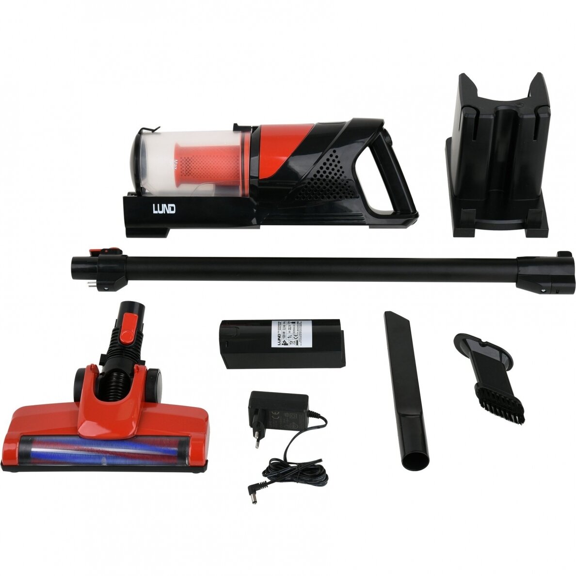 Akumuliatorinis dulkių siurblys Lund, 120W, 22,2V 2.2AH LI-ION 6 Akumuliatorinis dulkių siurblys Lund, 120W, 22,2V 2.2AH LI-ION 6