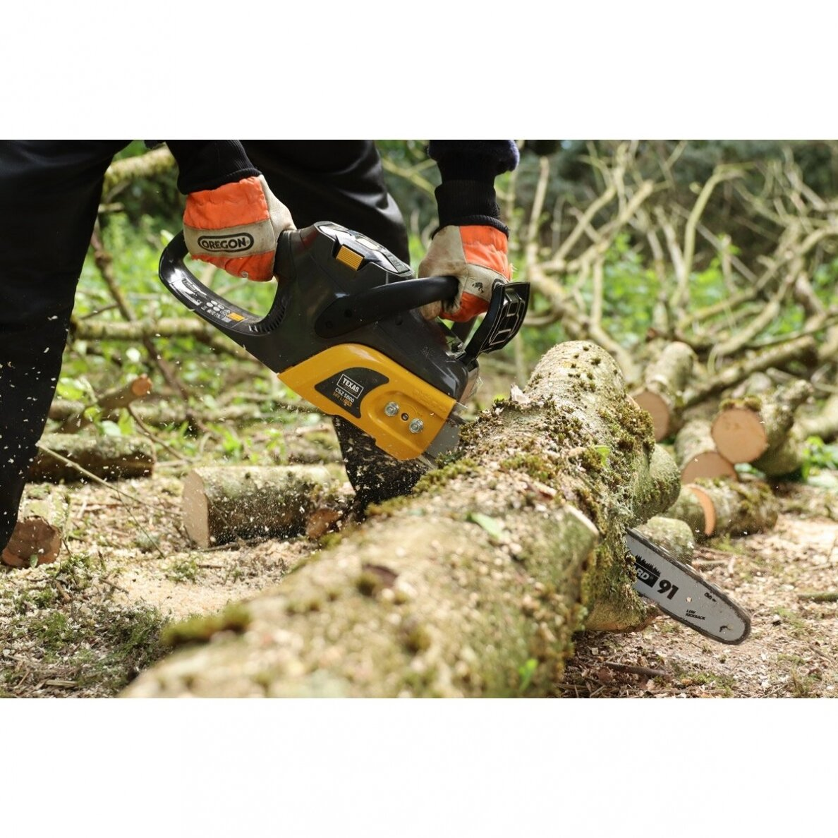 Akumuliatorinis grandininis pjūklas Texas CSZ5800, 58 V, ( be akum. ir krov.) 6 Akumuliatorinis grandininis pjūklas Texas CSZ5800, 58 V, ( be akum. ir krov.) 6