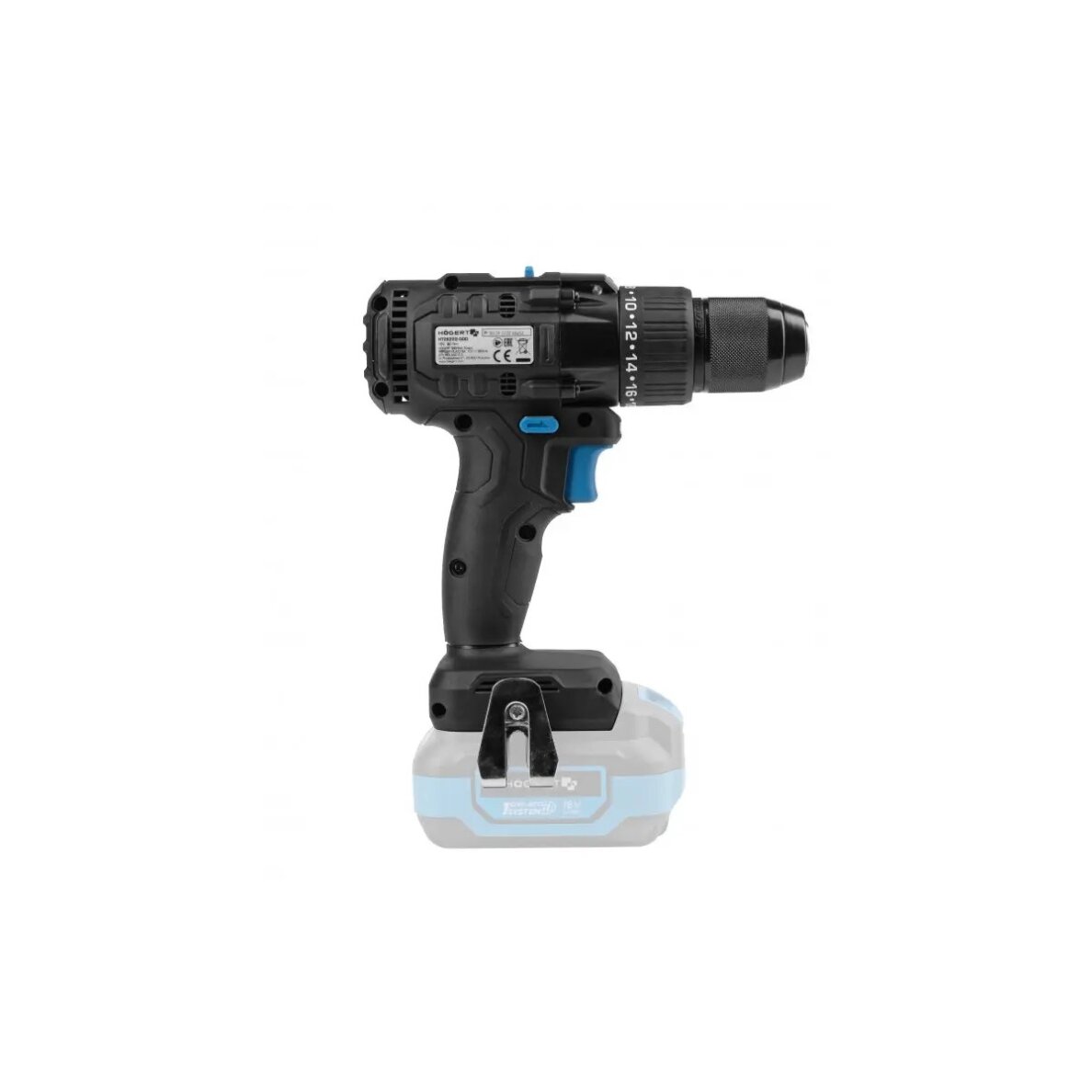 Akumuliatorinis gręžtuvas 18V 80 Nm 3