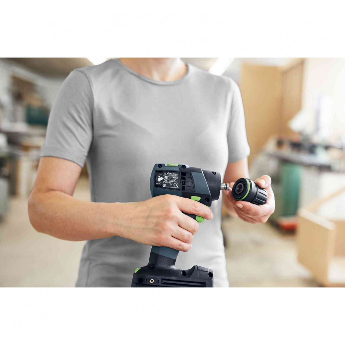 Akumuliatorinis gręžtuvas-suktuvas Festool TXS 18-Basic-Set, 18 V, (be akum. ir krov.), (577335) 5 Akumuliatorinis gręžtuvas-suktuvas Festool TXS 18-Basic-Set, 18 V, (be akum. ir krov.), (577335) 5