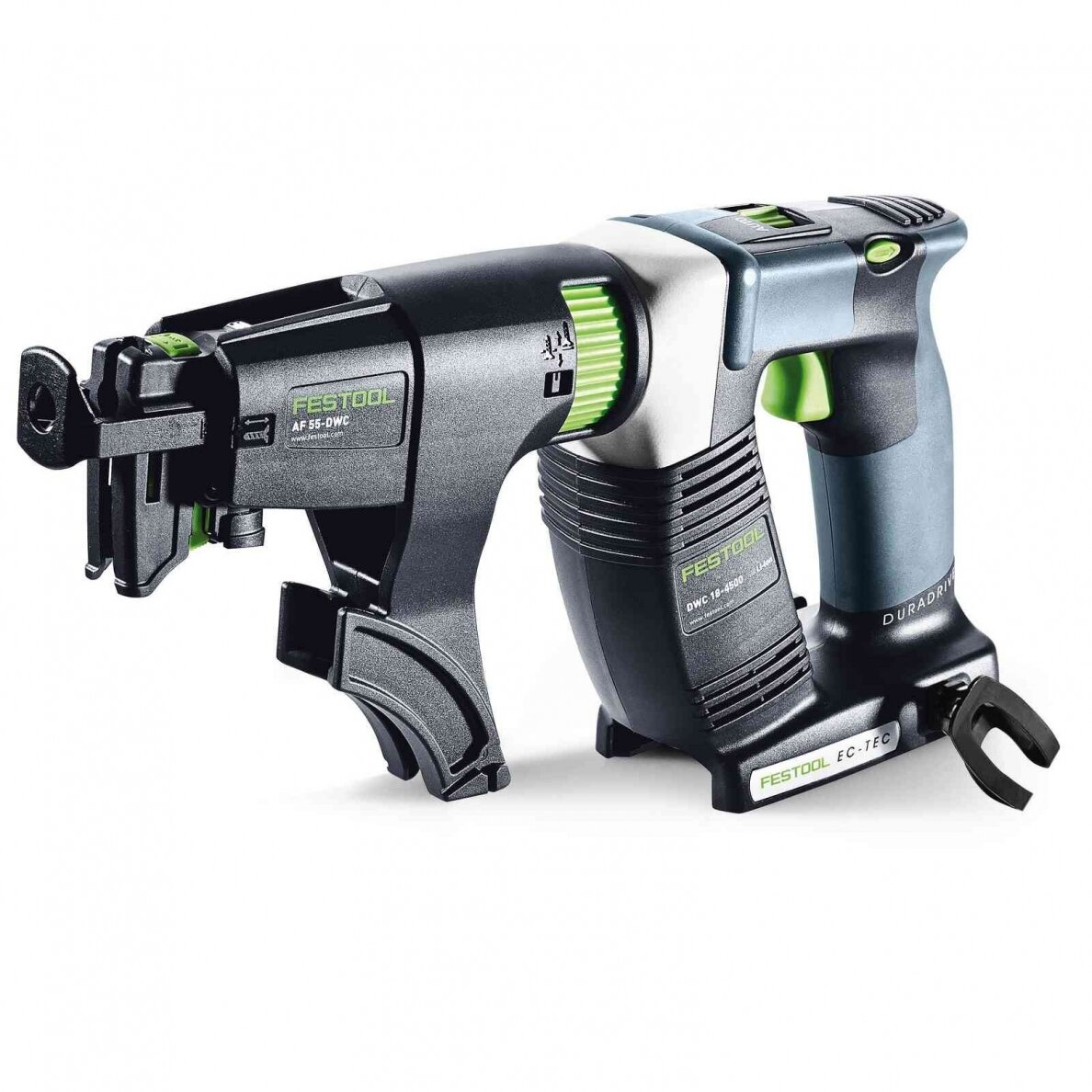 Akumuliatorinis juostinis suktuvas DURADRIVE Festool DWC 18-4500 Basic, 18 V, (be akum.ir krov.), (576504) 1 Akumuliatorinis juostinis suktuvas DURADRIVE Festool DWC 18-4500 Basic, 18 V, (be akum.ir krov.), (576504) 1
