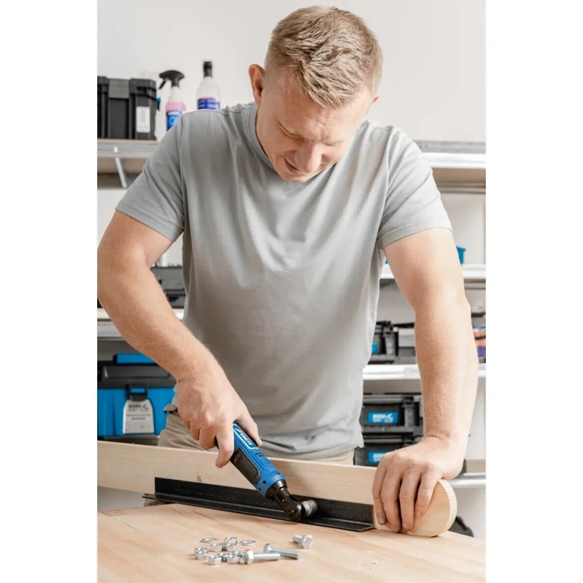 Akumuliatorinė terkšlė - veržliasuikis Dedra DED7334, 12V, 45Nm, Maus12 2