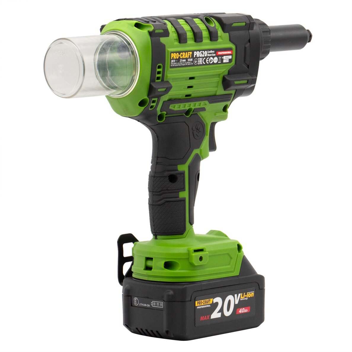 Akumuliatorinis kniediklis ProCraft PRG20, 20 V, 2x4.0 Ah 2