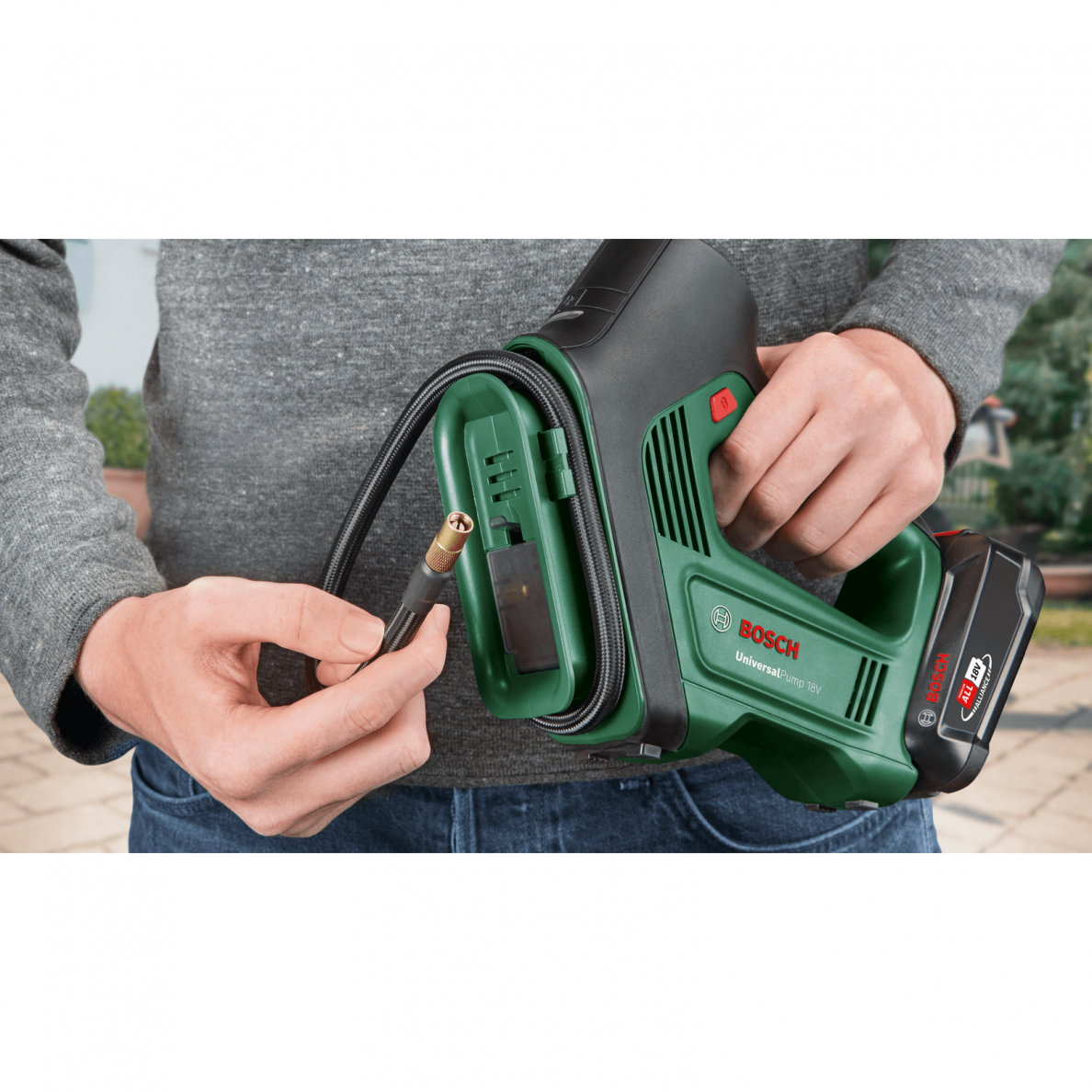 Akumuliatorinis kompresorius Bosch UniversalPump 18 V, (be akum. ir krov.) 3 Akumuliatorinis kompresorius Bosch UniversalPump 18 V, (be akum. ir krov.) 3