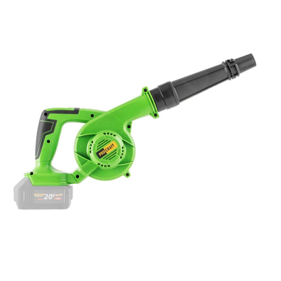 Akumuliatorinis lapų pūstuvas ProCraft PB22bb, 20 V, (be akum. ir krov.) 5