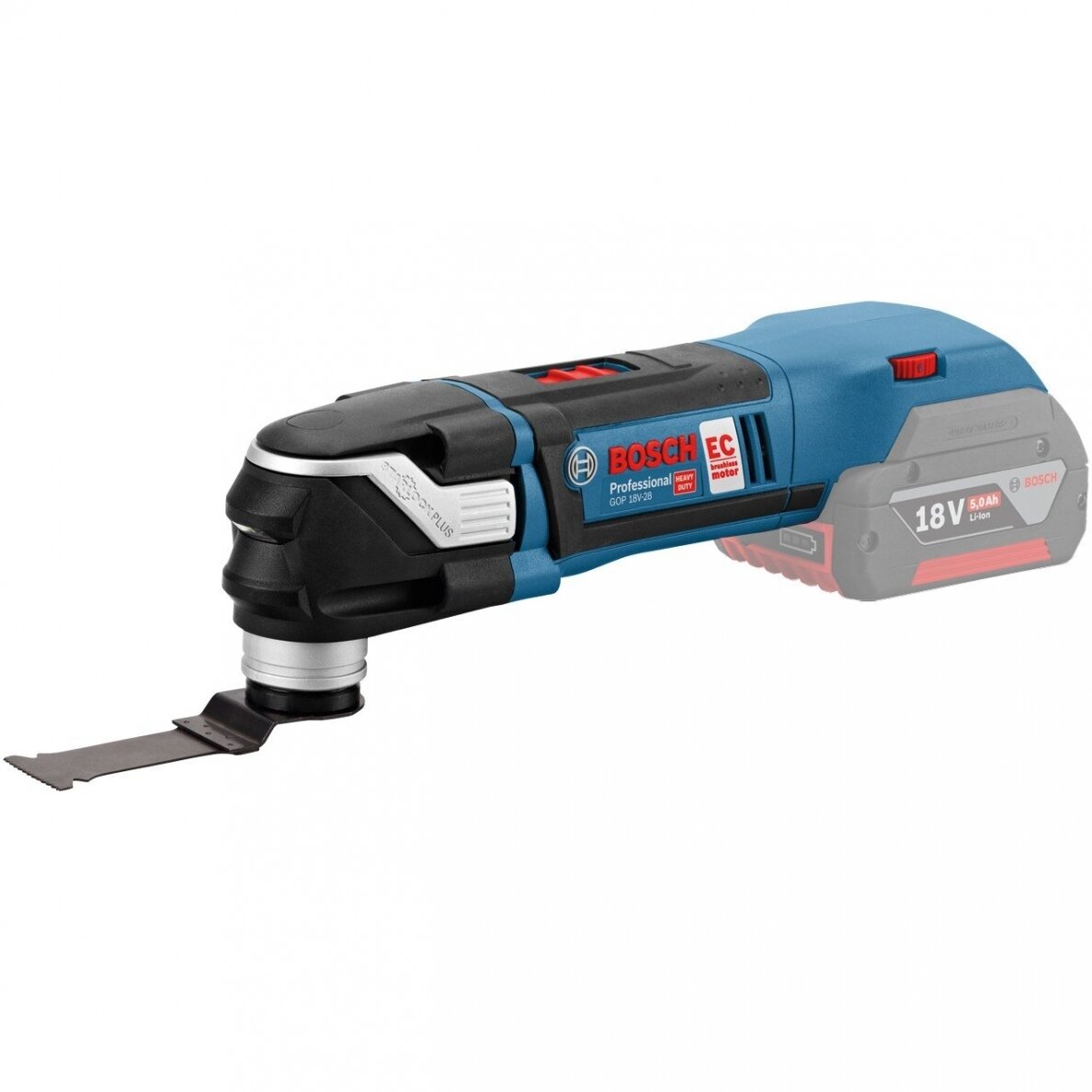 Akumuliatorinis multifunkcinis įrankis Bosch GOP 18 V-28  Professional solo