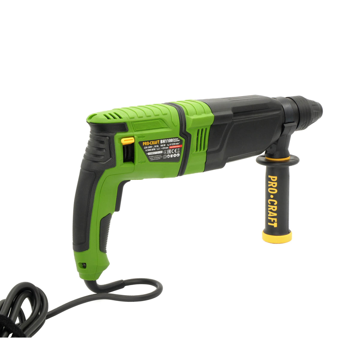 Elektrinis perforatorius ProCraft BH1100, 900 W 5 Elektrinis perforatorius ProCraft BH1100, 900 W 5