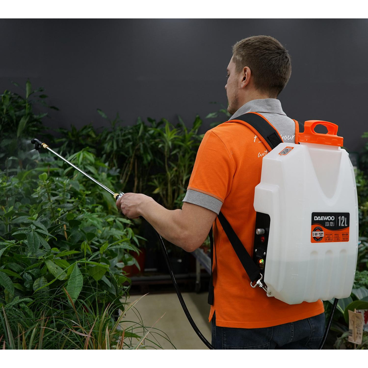 Akumuliatorinis purkštuvas DAEWOO DSA 12Li SET, 16 V 3 Akumuliatorinis purkštuvas DAEWOO DSA 12Li SET, 16 V 3