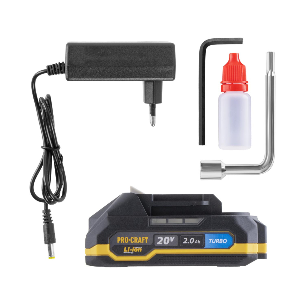 Akumuliatorinis sekatorius ProCraft ES28Li, 20V, 2.0Ah 2 Akumuliatorinis sekatorius ProCraft ES28Li, 20V, 2.0Ah 2