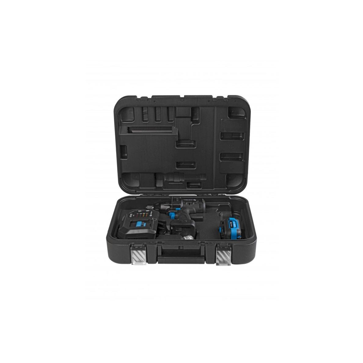 Akumuliatorinis smūginis 1/2 600Nm veržliasūkis 18V 4,0Ah lagamine 2