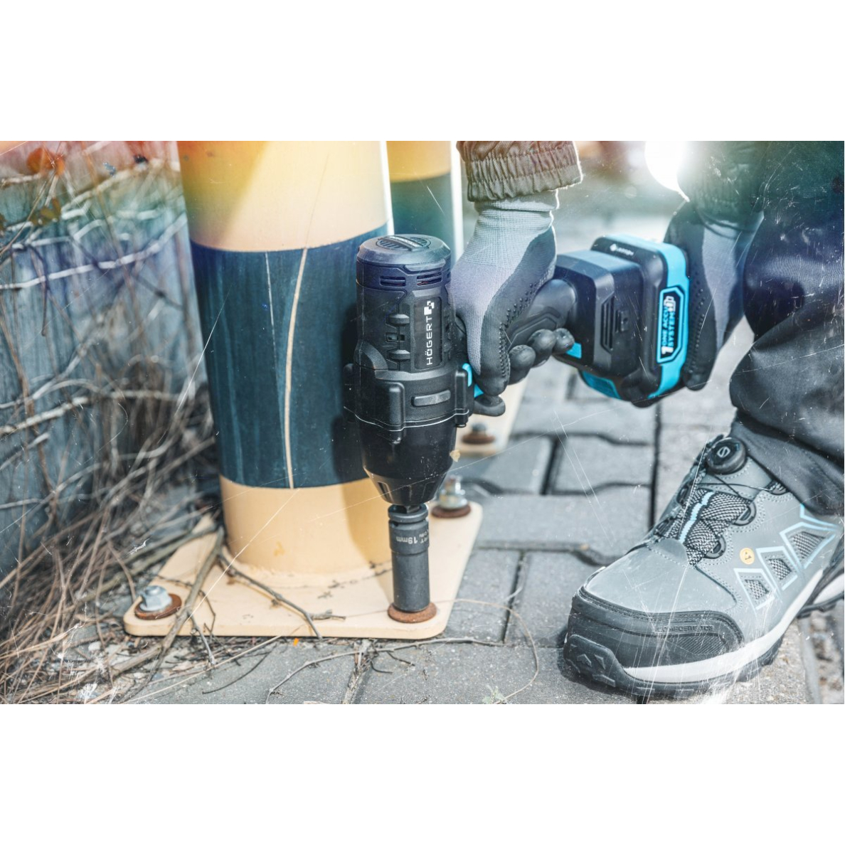 Akumuliatorinis smūginis 3/4 1000Nm veržliasūkis 18V (be akumuliatoriaus) 3