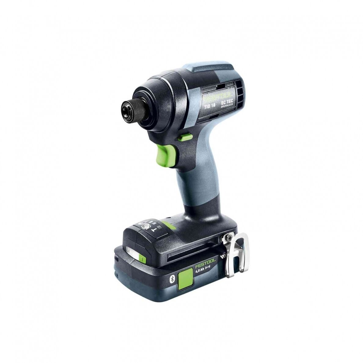 Akumuliatorinis smūginis suktuvas Festool TID 18 HPC 4,0 I-Plus, 18 V, 2 x 4,0 Ah, (576482) 1 Akumuliatorinis smūginis suktuvas Festool TID 18 HPC 4,0 I-Plus, 18 V, 2 x 4,0 Ah, (576482) 1