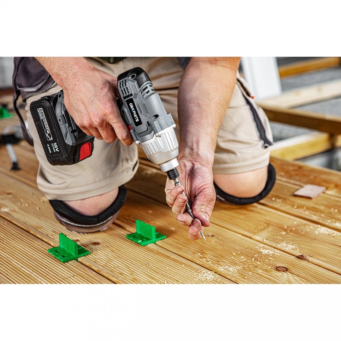 Akumuliatorinis smūginis suktuvas GRAPHITE 58G012, 18V 3 Akumuliatorinis smūginis suktuvas GRAPHITE 58G012, 18V 3