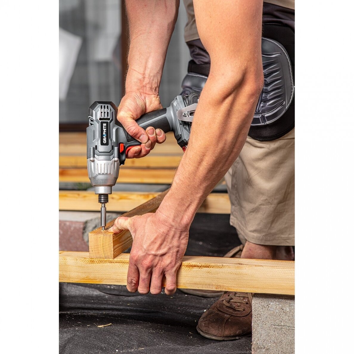 Akumuliatorinis smūginis suktuvas GRAPHITE 58G012, 18V 4 Akumuliatorinis smūginis suktuvas GRAPHITE 58G012, 18V 4