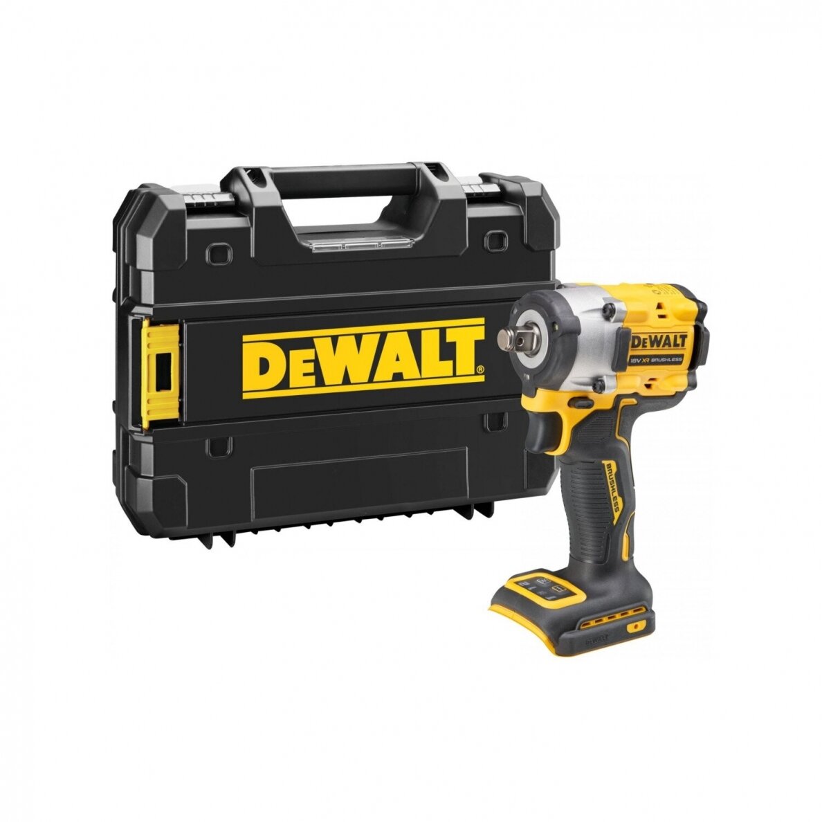 Akumuliatorinis smūginis veržliasukis DeWalt DCF921NT-XJ, 18 V (be akum. ir krov.) Akumuliatorinis smūginis veržliasukis DeWalt DCF921NT-XJ, 18 V (be akum. ir krov.)