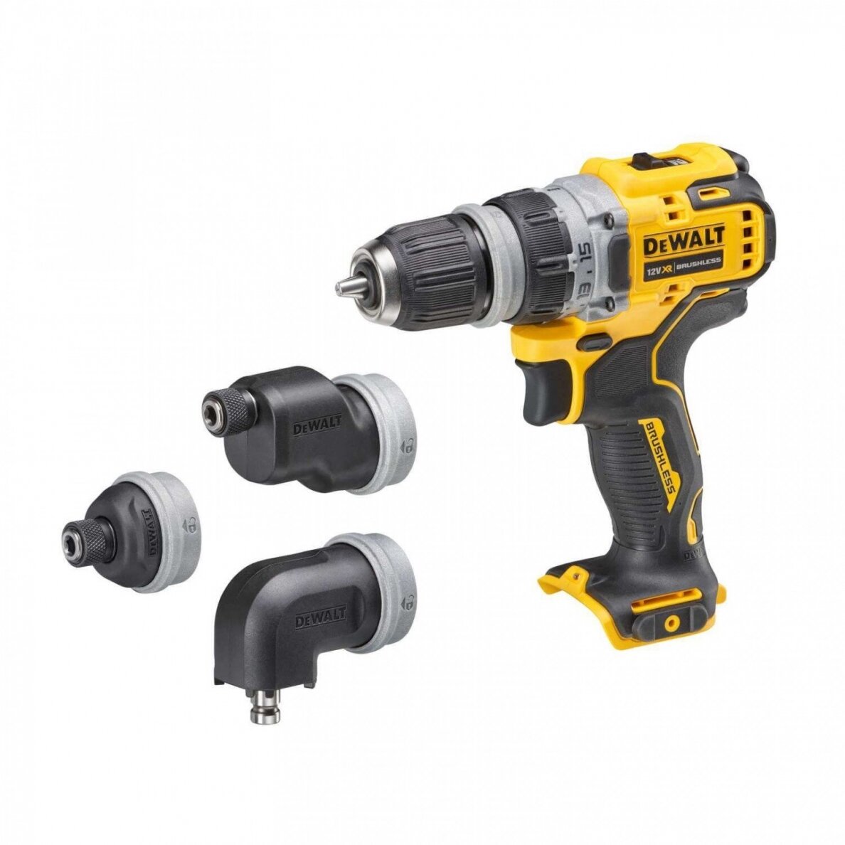 Akumuliatorinis suktuvas-gręžtuvas DeWalt DCD703NT-XJ, 12 V (be akum. ir krov.) 1 Akumuliatorinis suktuvas-gręžtuvas DeWalt DCD703NT-XJ, 12 V (be akum. ir krov.) 1