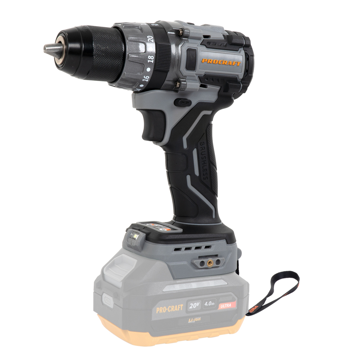 Akumuliatorinis suktuvas - gręžtuvas ProCraft CD20Abb, 20 V, (be akum. ir krov.) 3 Akumuliatorinis suktuvas - gręžtuvas ProCraft CD20Abb, 20 V, (be akum. ir krov.) 3