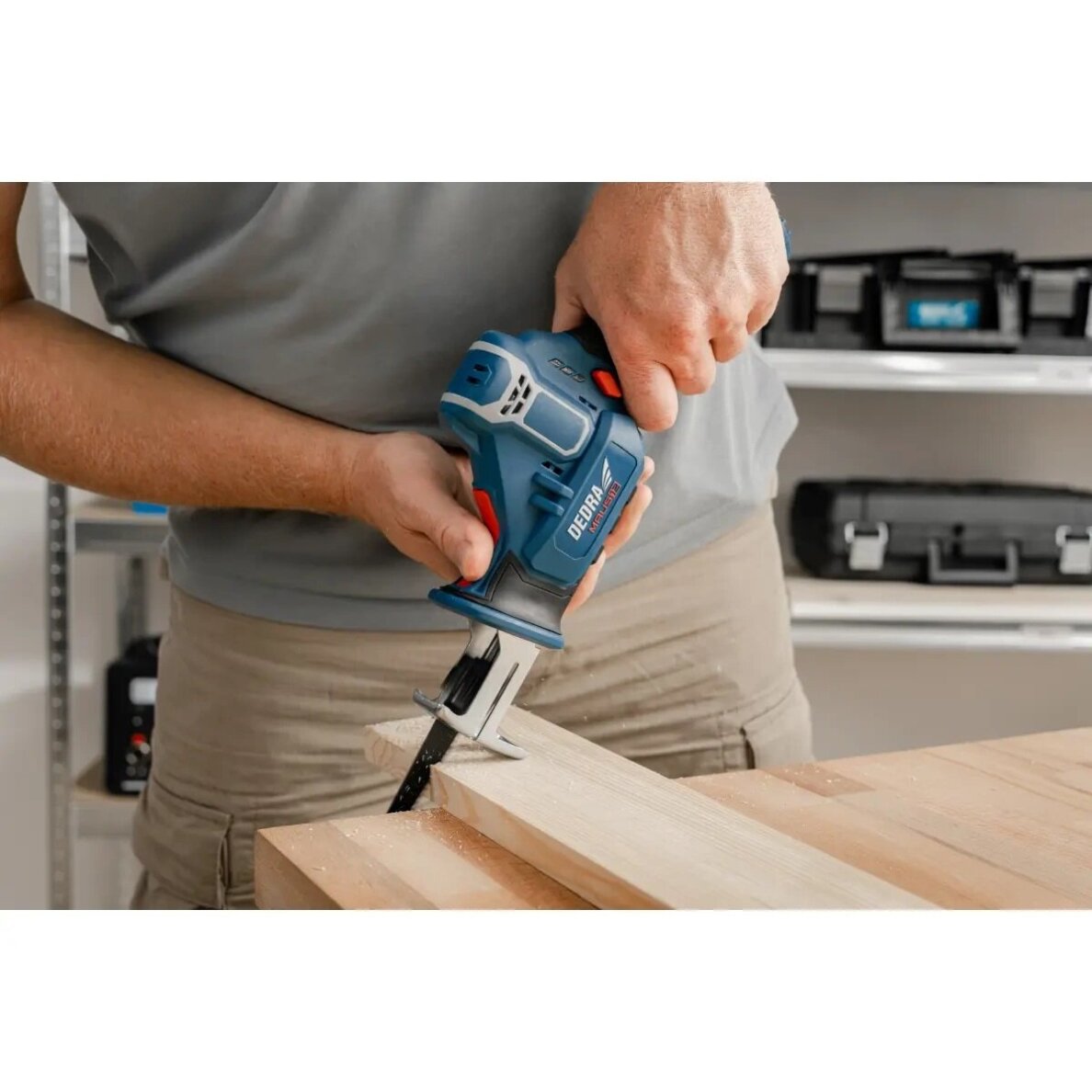 Akumuliatorinis tiesinis pjūklas DEDRA DED7336, 12V, Maus12 3