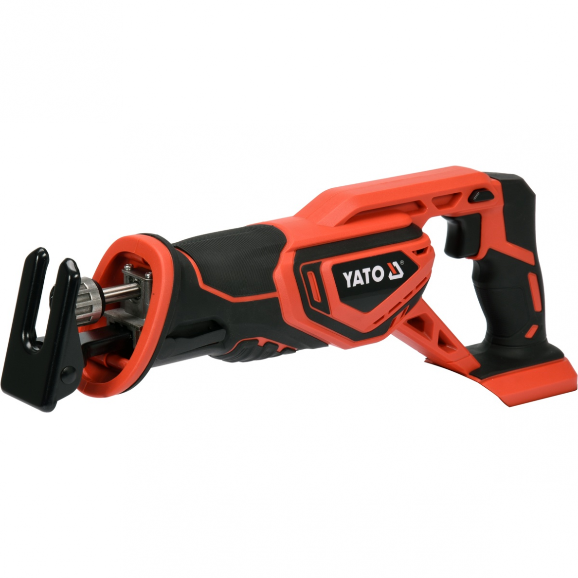 Akumuliatorinis tiesinis pjūklas Yato, 18 V, (be akum. ir krov.) Akumuliatorinis tiesinis pjūklas Yato, 18 V, (be akum. ir krov.)