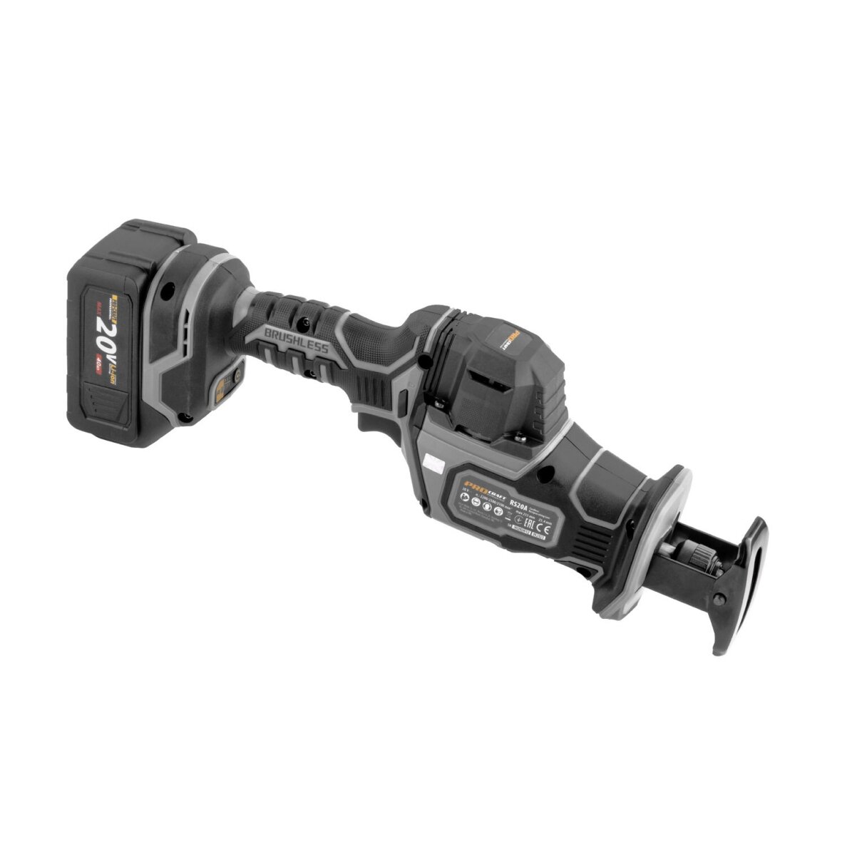 Akumuliatorinis tiesinis pjūklas ProCraft RS20A-1B-C, 20 V (1x 4Ah + krov.) 3
