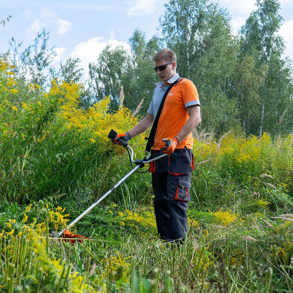 Akumuliatorinis trimeris DAEWOO DABC 4242Li SET, 2x21V, 5.0Ah 6 Akumuliatorinis trimeris DAEWOO DABC 4242Li SET, 2x21V, 5.0Ah 6