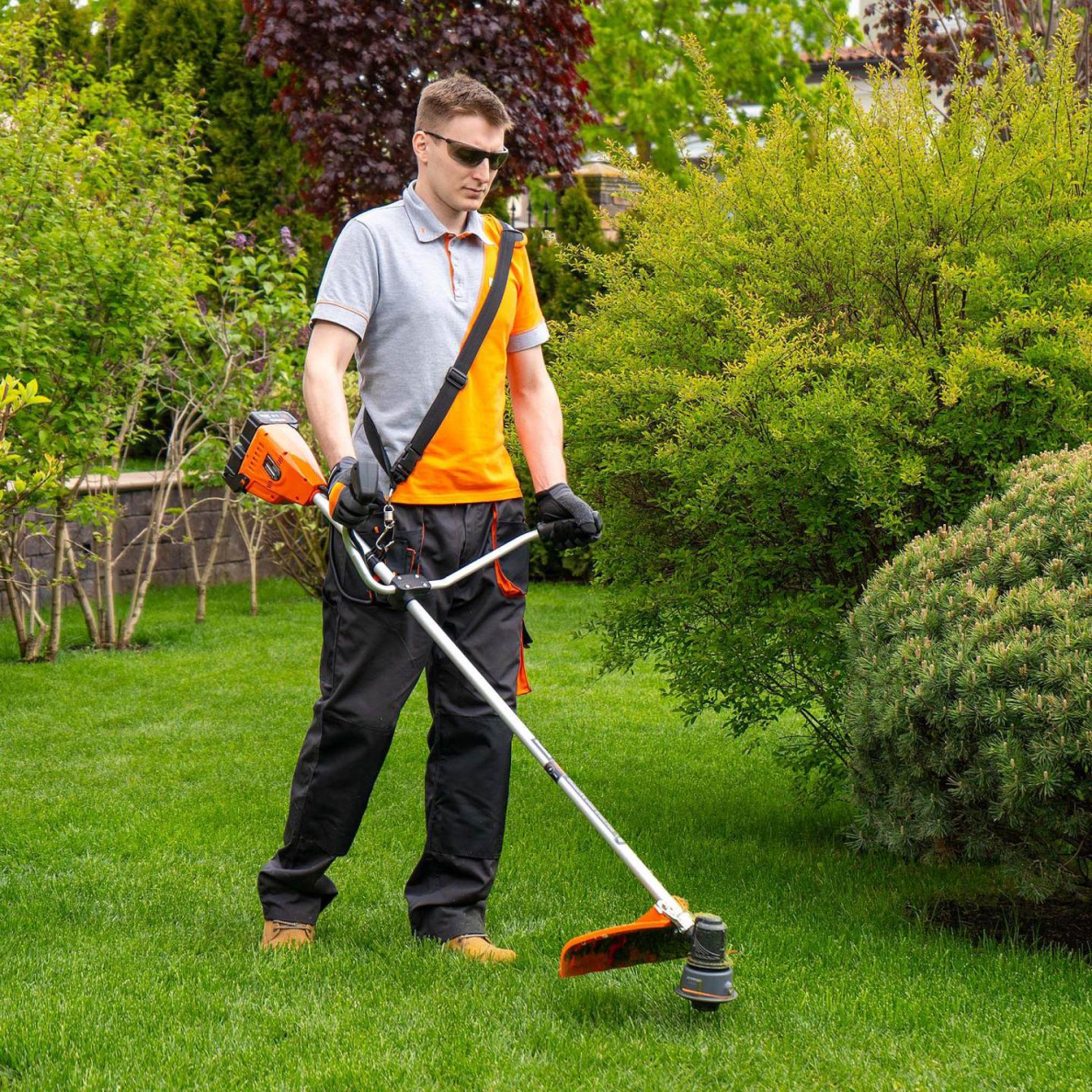 Akumuliatorinis trimeris DAEWOO DABC 4242Li SET, 2x21V, 5.0Ah 7