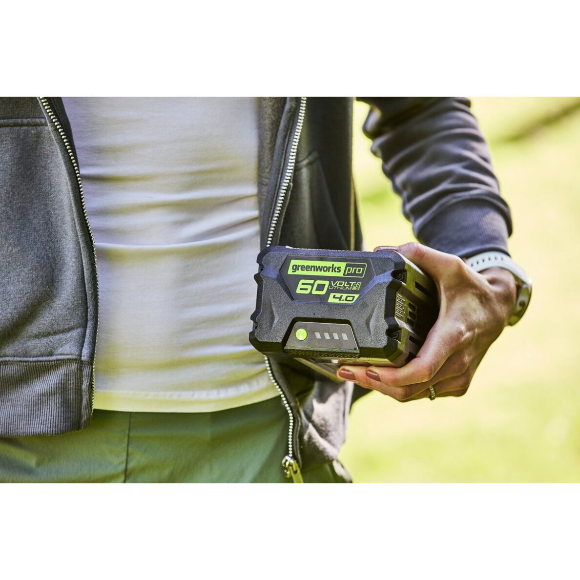 Akumuliatorius Greenworks G60B4, 60 V, 4.0 Ah 1