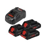 Akumuliatorių ir įkroviklio komplektas BOSCH GBA ProCORE 18V, 3x4.0Ah, 0615990N2G