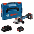 Akum. kampinis šlifuoklis Bosch GWX 18V-10 SC, 18V, 2x5.5Ah, 06017B0402