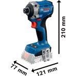 Akum. suktuvų komplektas Bosch GSR 18V-65 + GDR 18V-215, 18V, 2x5.0 Ah, 0615A50090